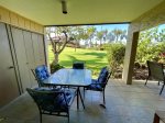 Lanai faces lovely green space